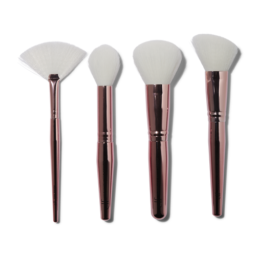 4 Piece Synthetic Makeup Brush Set