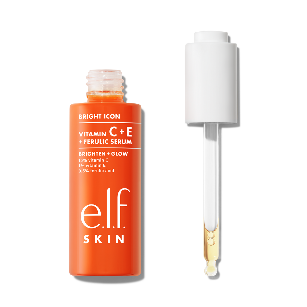 e.l.f. Skin Vitamin C+E + Ferulic Serum with dropper