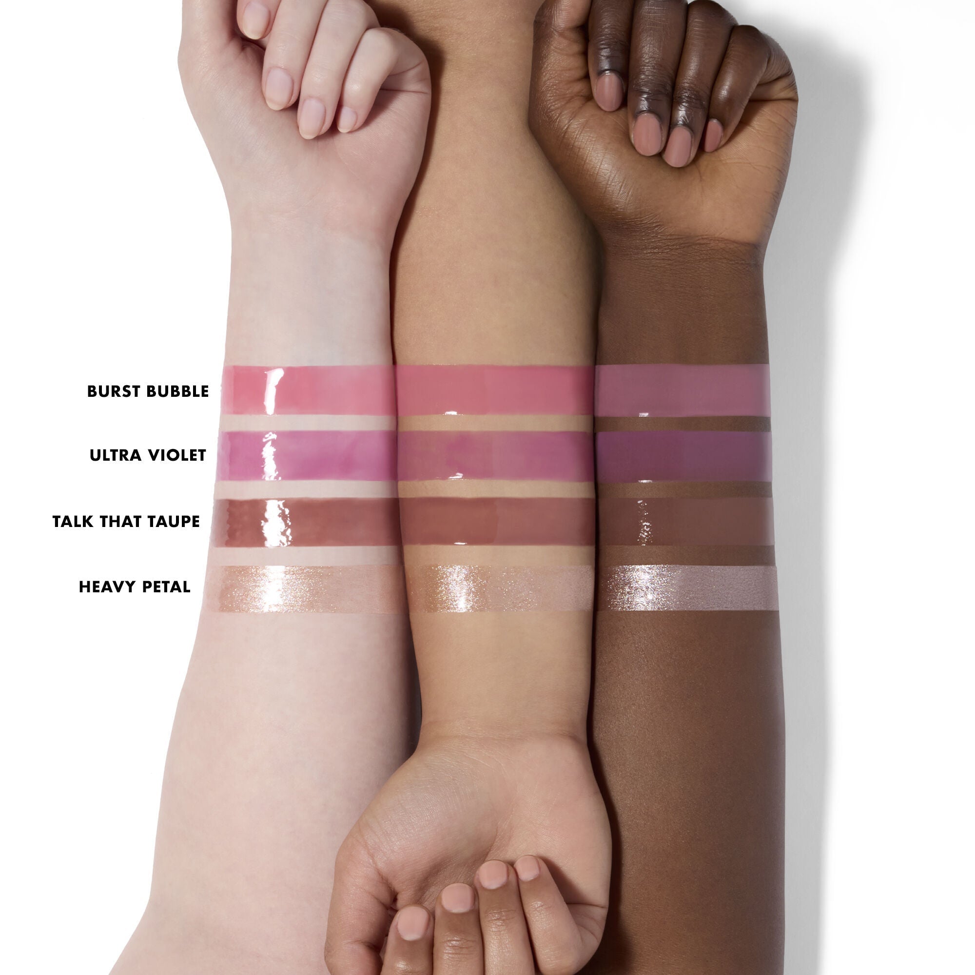 Plumping Lip Oil Arm Swatches