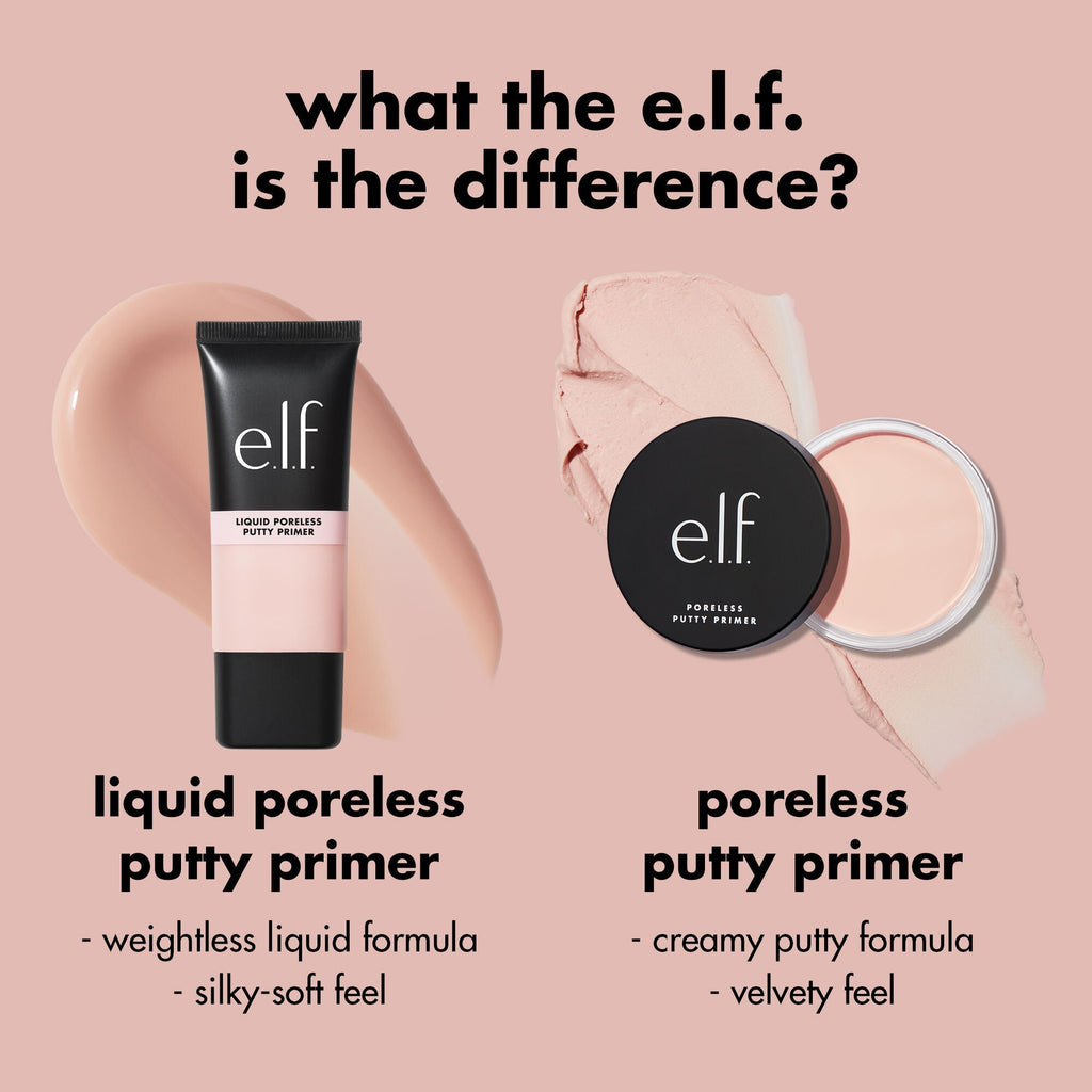 Difference Between Liquid and Creamy Poreless Putty Primer