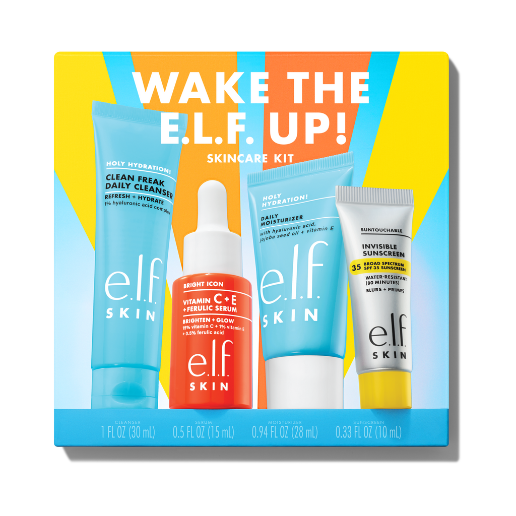 e.l.f. Skincare Travel Kit - Wake the e.l.f. Up